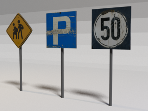 street props 3Dモデル