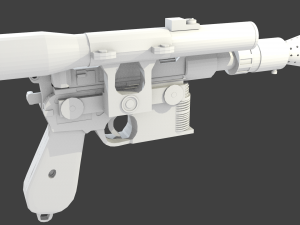 dl-44 heavy blaster pistol han solo starwars Model do druku 3D