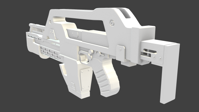 Download m41a pulse rifle 3D Model