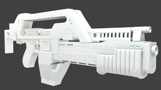 Download m41a pulse rifle 3D Model