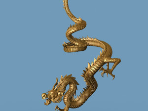 chinese dragon 01 3D 모델