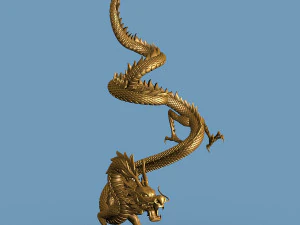 chinese dragon 01 3D Model