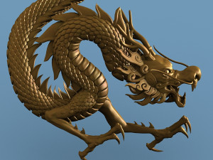 chinese dragon 01 3D 모델