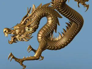 chinese dragon 01 3D Model