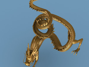 chinese dragon 01 3D 모델