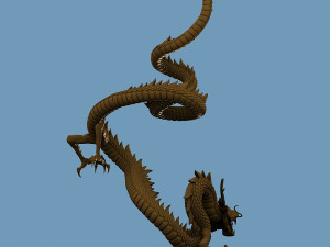 chinese dragon 01 3D 모델