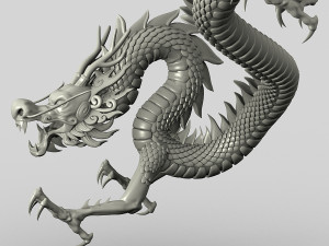 chinese dragon 01 3D 모델