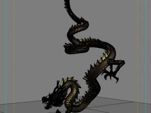 chinese dragon 01 3D Model