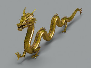 chinese dragon 2 3D 모델