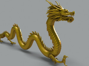 chinese dragon 2 3D Model