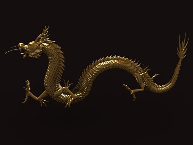 chinese dragon 1 3D Model in Fantasy 3DExport