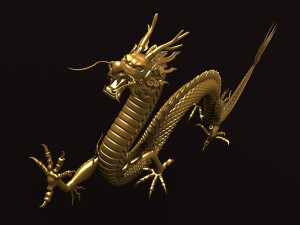 chinese dragon 1 3D 모델