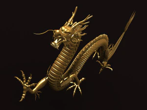 chinese dragon 1 3D Model