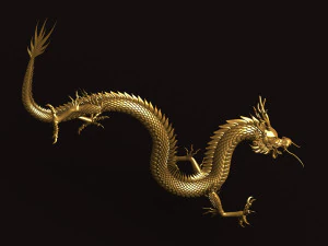 chinese dragon 1 3D Model