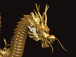 chinese dragon 1 3D Model