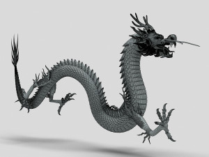 chinese dragon 1 3D 모델