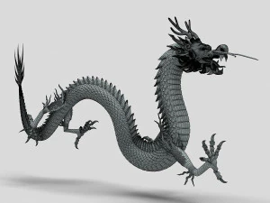 chinese dragon 1 3D Model