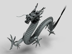 chinese dragon 1 3D Model