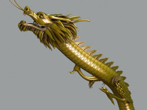drag&oacute;n chino Modelo 3D