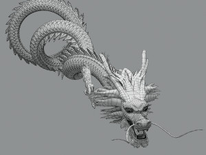 chinese dragon Modelo 3D