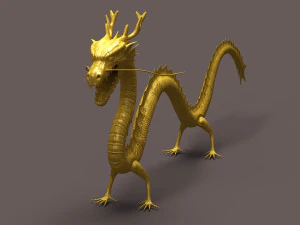 chinese dragon 02 3D Model