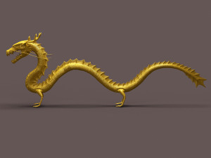 chinese dragon 02 3D Model