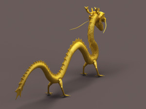 chinese dragon 02 3D Model
