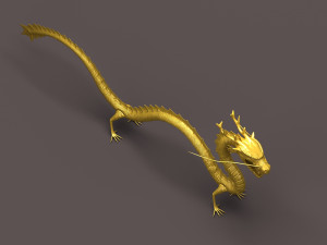 chinese dragon 02 3D Model