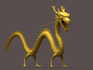 chinese dragon 02 3D Model
