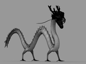 chinese dragon 02 3D Model