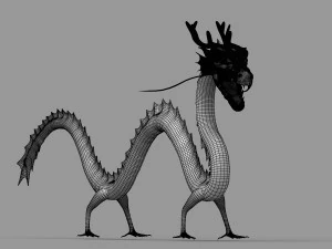 chinese dragon 02 3D Model