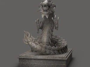 chinese dragon sculpture 3D Model