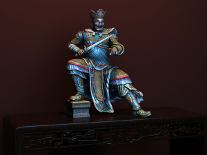chinese mythology statue 3D 모델