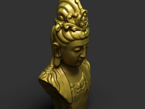 bodhisattva statue 01 Modello 3D