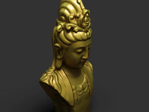 bodhisattva statue 01 3D Model