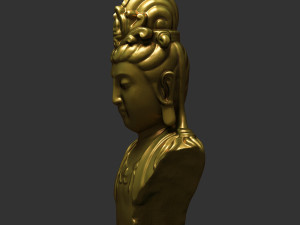 bodhisattva statue 01 Modello 3D