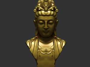 bodhisattva statue 01 Modello 3D