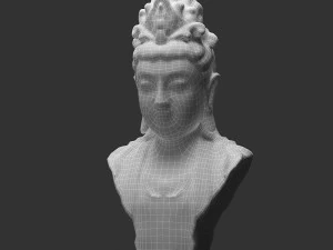 bodhisattva statue 01 3D Model