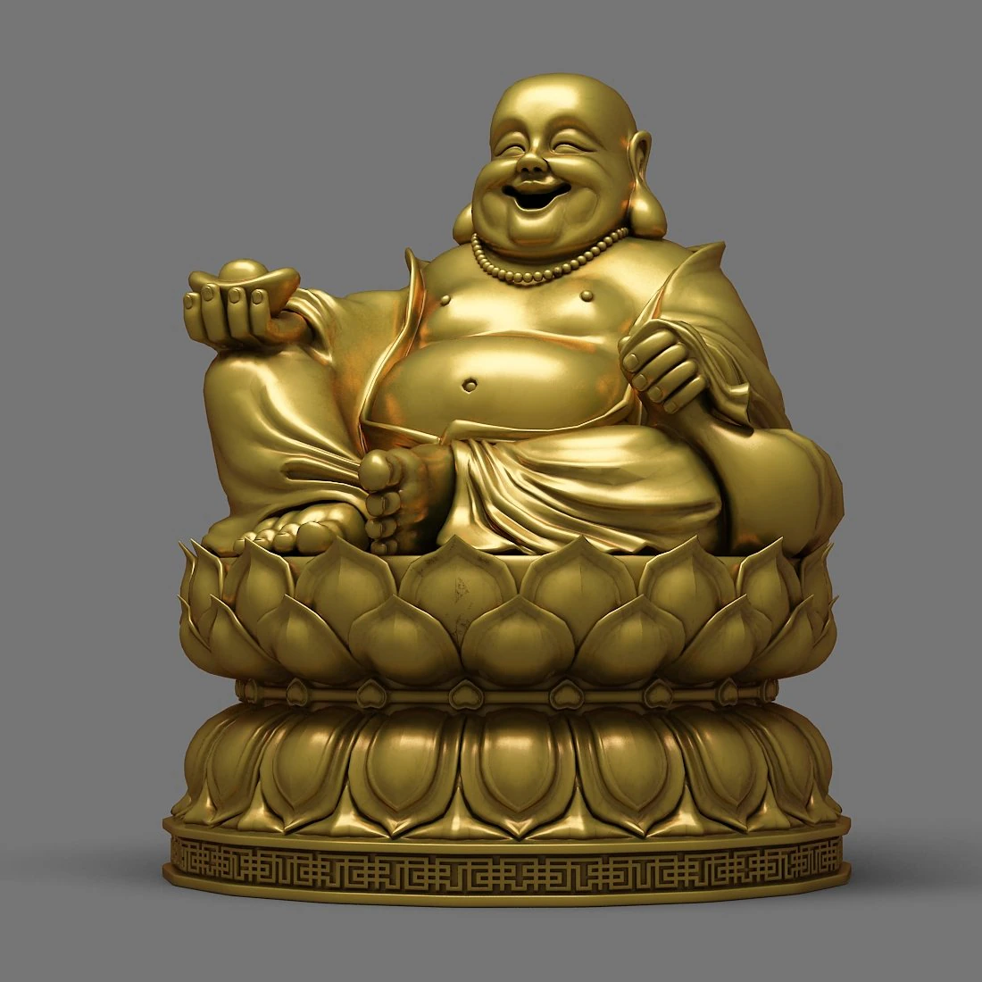 maitreya buddha 3D Model .c4d .max .obj .3ds .fbx .stl .blend 