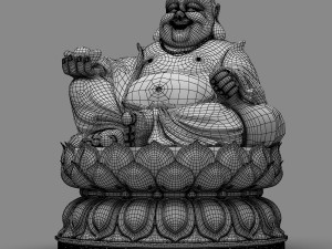 maitreya buddha 3D Modell