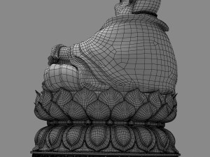 maitreya buddha 3D Modell