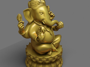 elephant god statue 3D 모델