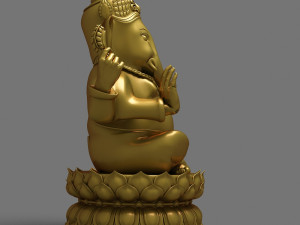 elephant god statue 3D 모델