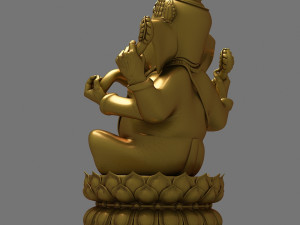 elephant god statue 3D 모델