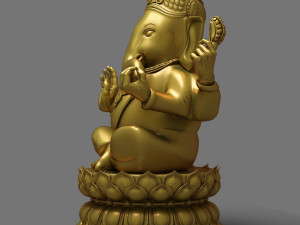 elephant god statue 3D 모델
