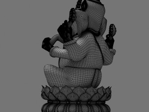 elephant god statue 3D 모델