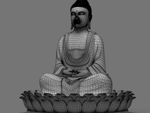 buddha statue 3Dモデル