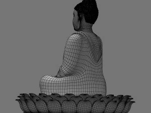 buddha statue 3D Model