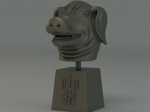 chinese zodiac 3D 모델