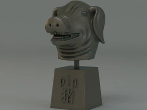 chinese zodiac 3D Model